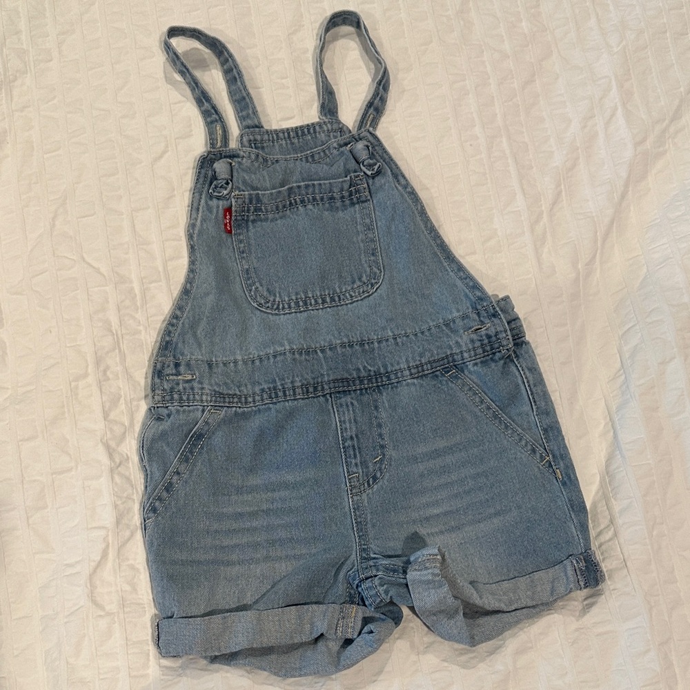 Levi Denim Shortalls - 3T